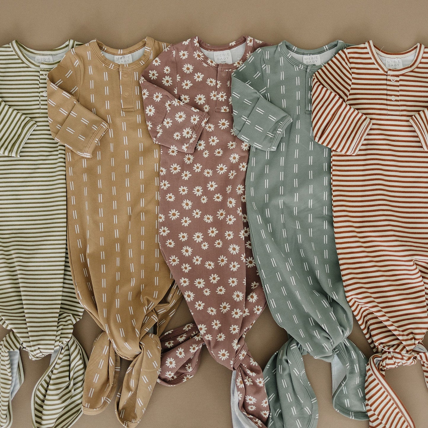 Sage Strokes Knot Gown