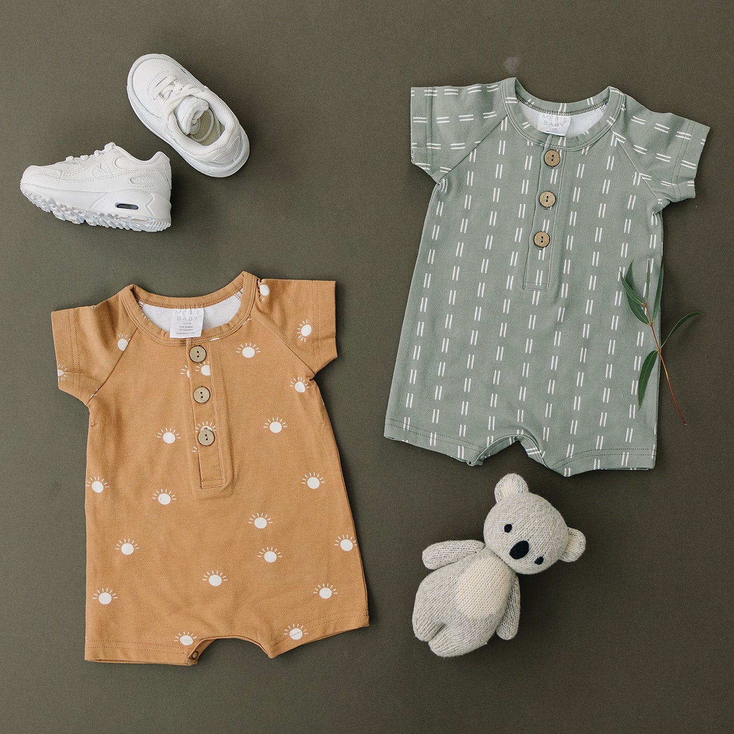 Sage Strokes Summer Romper