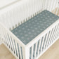 Blue X Crib Sheet Freshly Picked + Mebie Baby