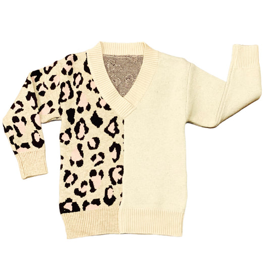 Leopard Block Sweater