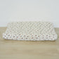 Cream Floral Changing Pad Cover