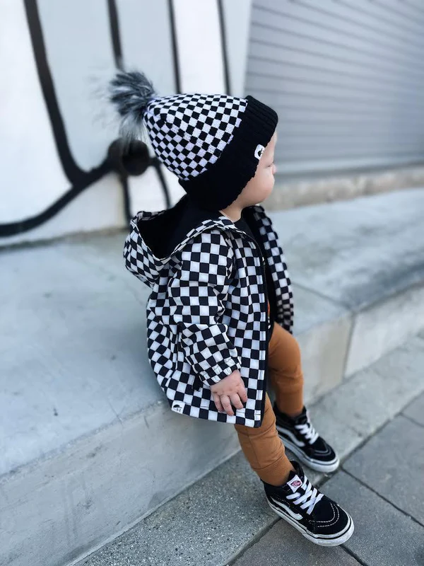 BW Check Beanie