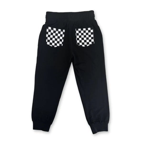 Black Check Bamboo Loungewear