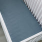 Dusty Blue Bamboo Stretch Crib Sheet