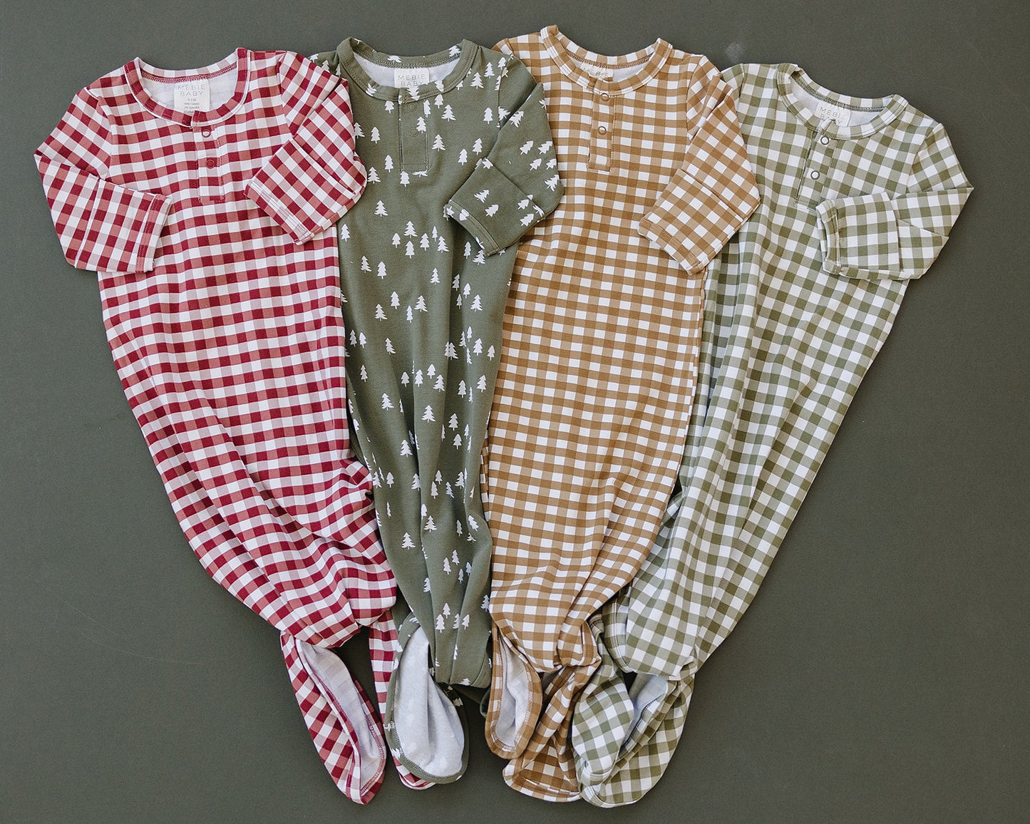 Green Gingham Knot Gown