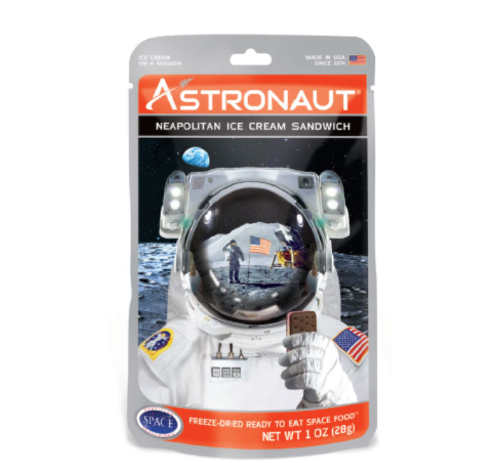 ASTRONAUT FOOD - NEAPOLITAN ICE CREAM SANDWICH