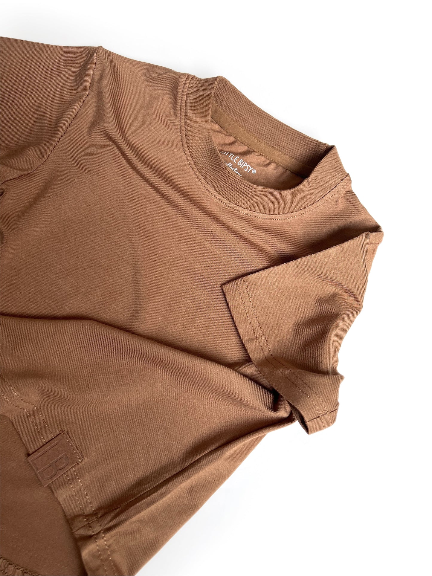 Oversized Bamboo Tee- Spiced Cider