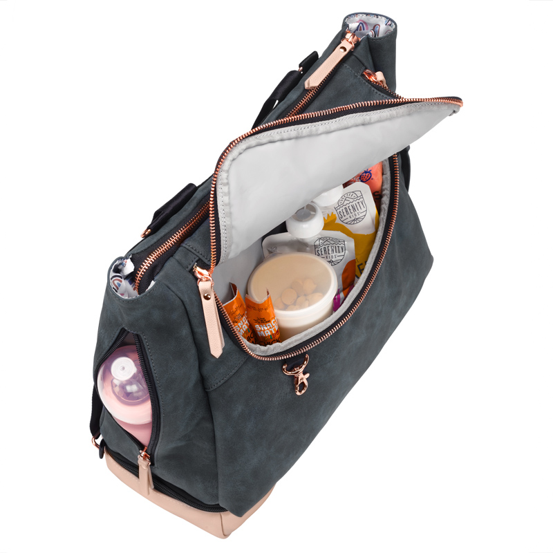 PIVOT PACK IN INDIGO/BLUSH