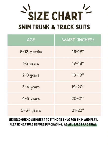 YELLOW PALM SWIM SHORTS