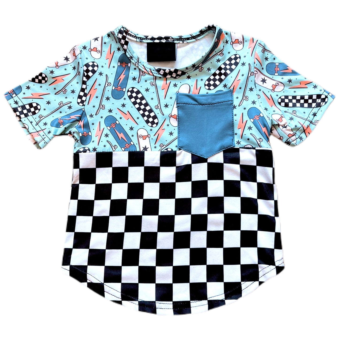 Skater Check Tee
