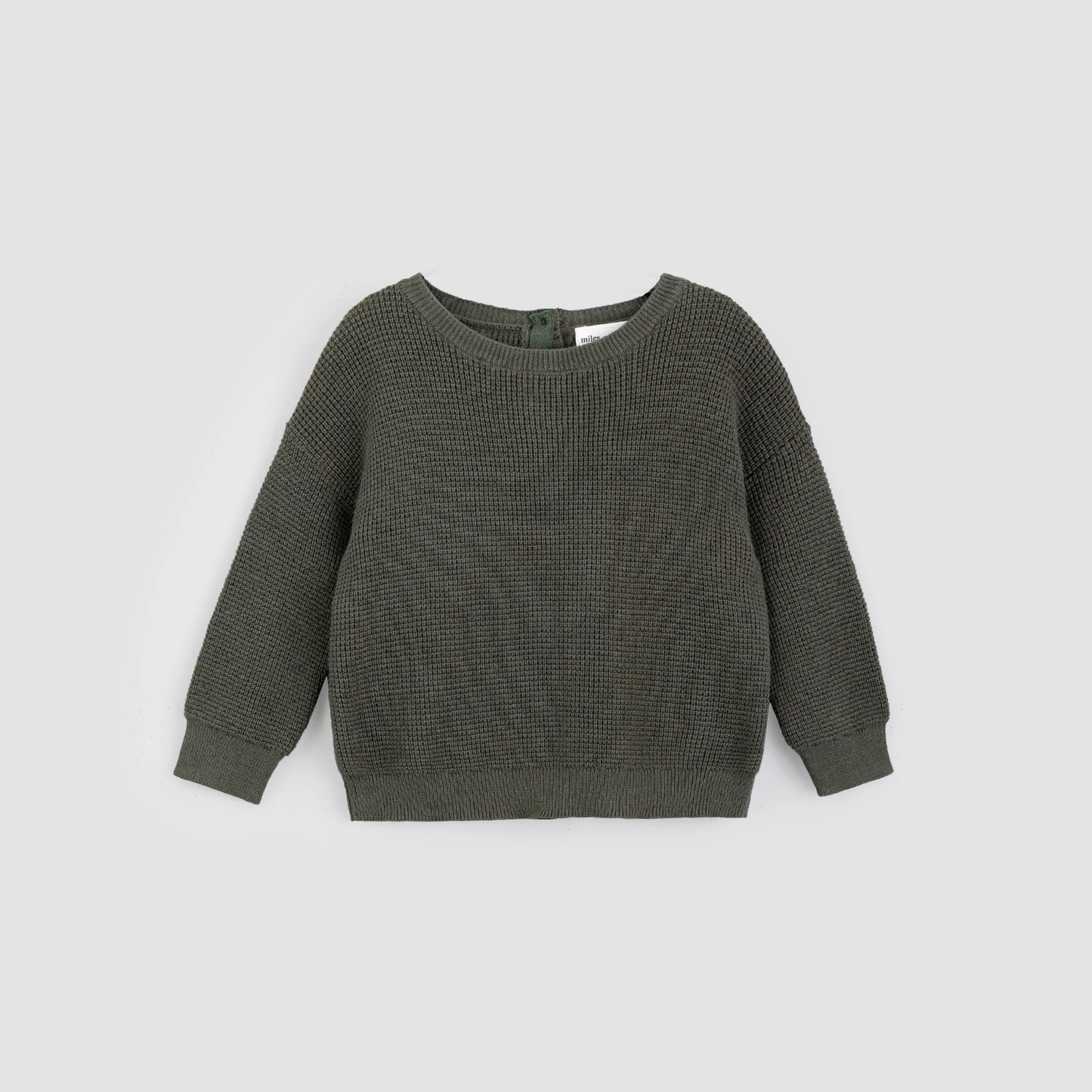 Forest Green Waffle Knit Sweater