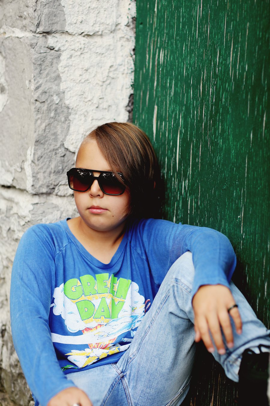 Green Day Vintage Raglan Tee