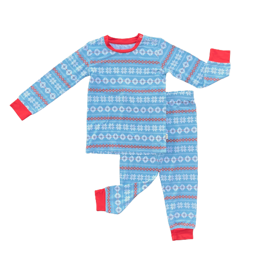 Nordic Blue Long Sleeve Set