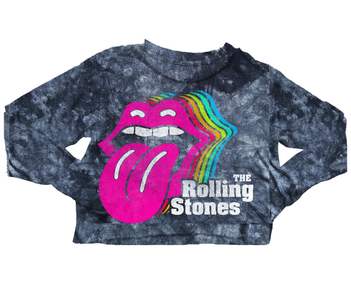 THE ROLLING STONES CROP TEE