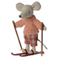 Winter Mouse with Ski Set, Big Sister