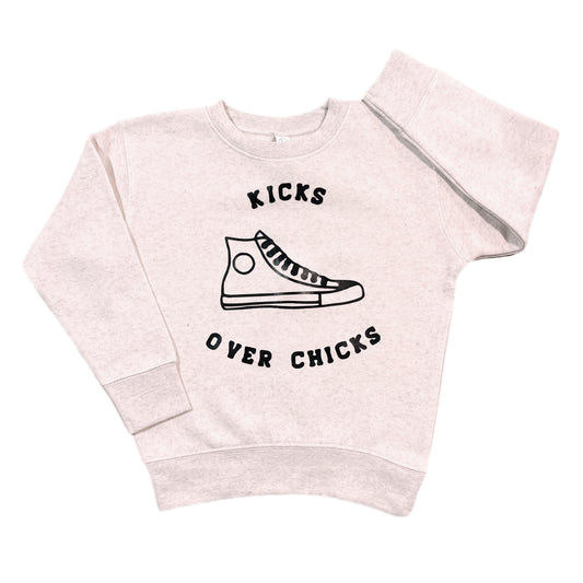 Kicks Over Chicks Sweatshirt