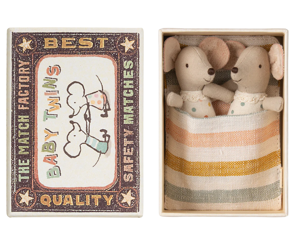 Twins, Baby mice in matchbox