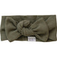 Winter Green Organic Cotton Ribbed Head Wrap
