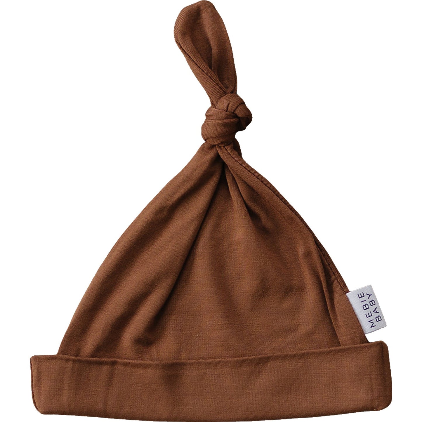 Rust Bamboo Newborn Knot Hat