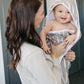 Grey Dash Muslin Hooded Towel