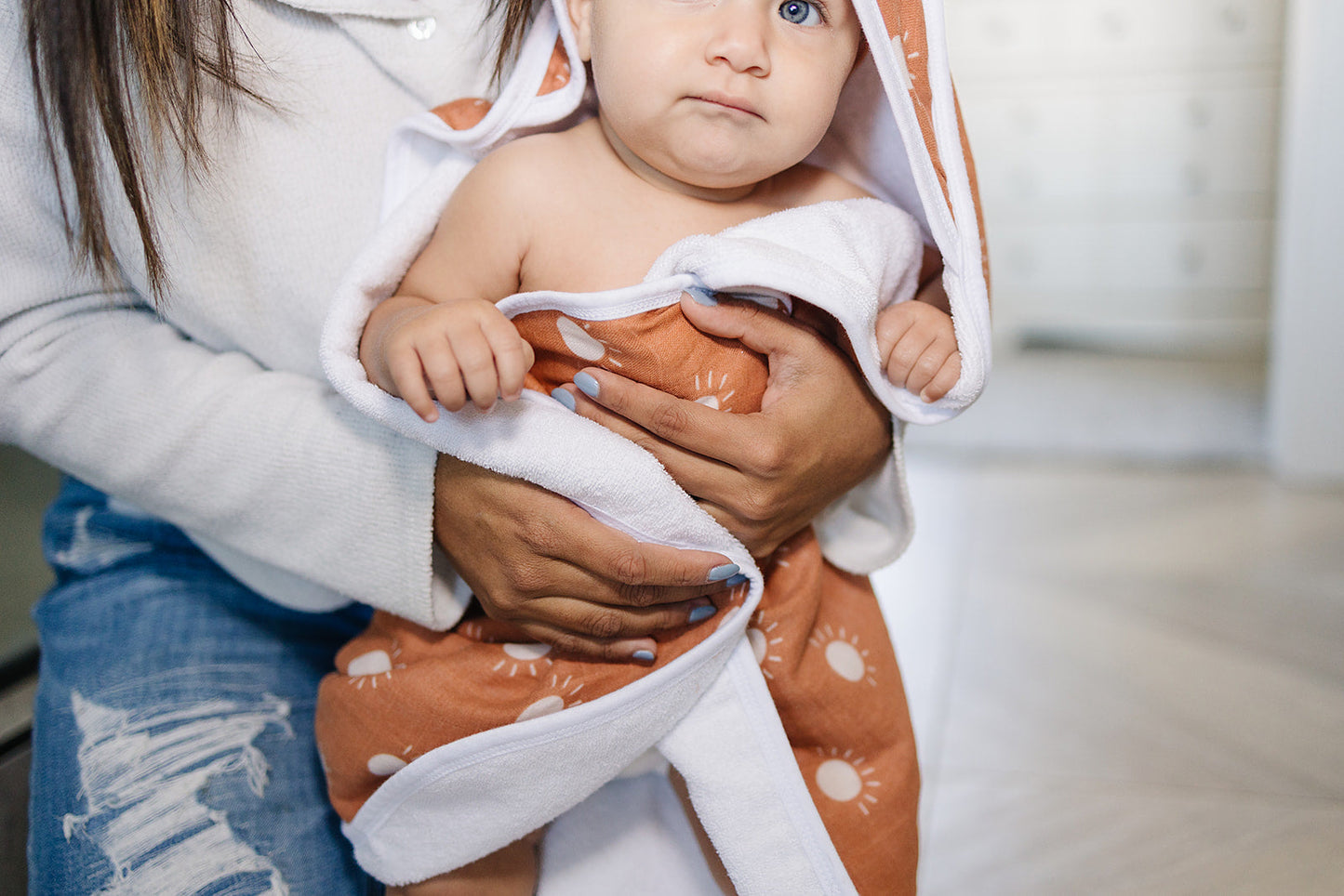 Sunshine Muslin Hooded Towel