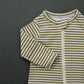 Olive Stripe Zipper
