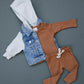 Mebie Baby Hooded Jean Jacket
