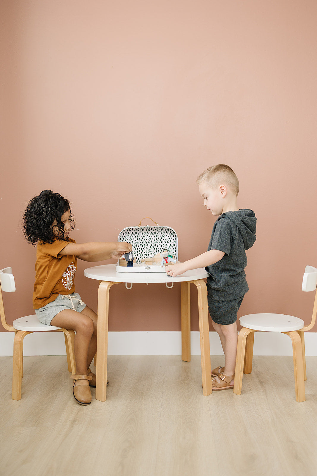 Charcoal Short Sleeve Hoodie