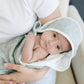 Desert Sage Muslin Hooded Towel