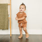 Rust Organic Cotton Ribbed Short Set