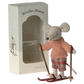Winter Mouse with Ski Set, Big Sister