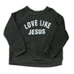 Love like Jesus dark grey sweatshirt
