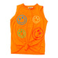 Orange Smiley Tank