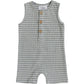 Grey Stripe Short Romper