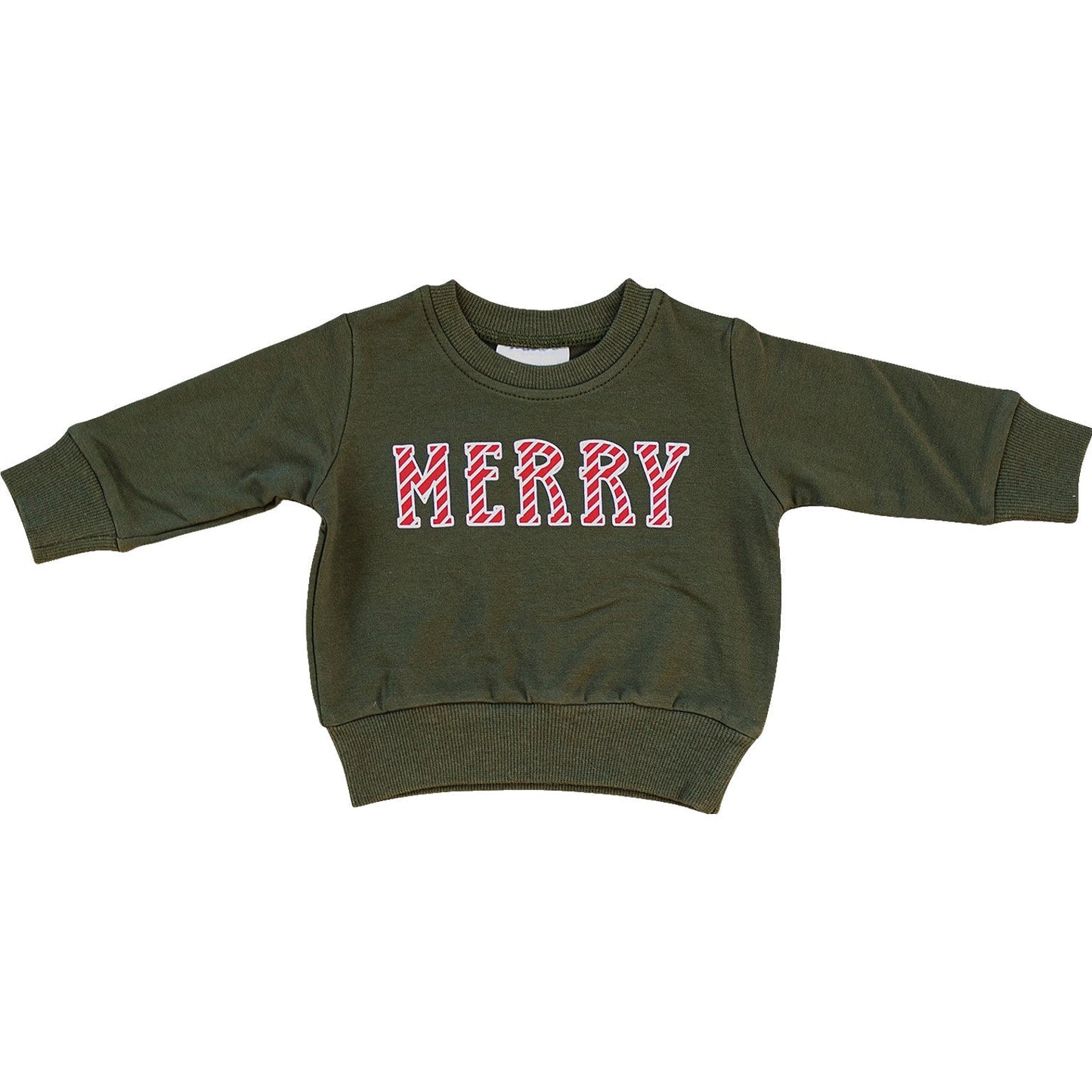 Olive Merry French Terry Crew Neck