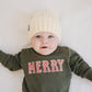Olive Merry French Terry Crew Neck