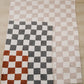 Charcoal Checkered Plush Blanket