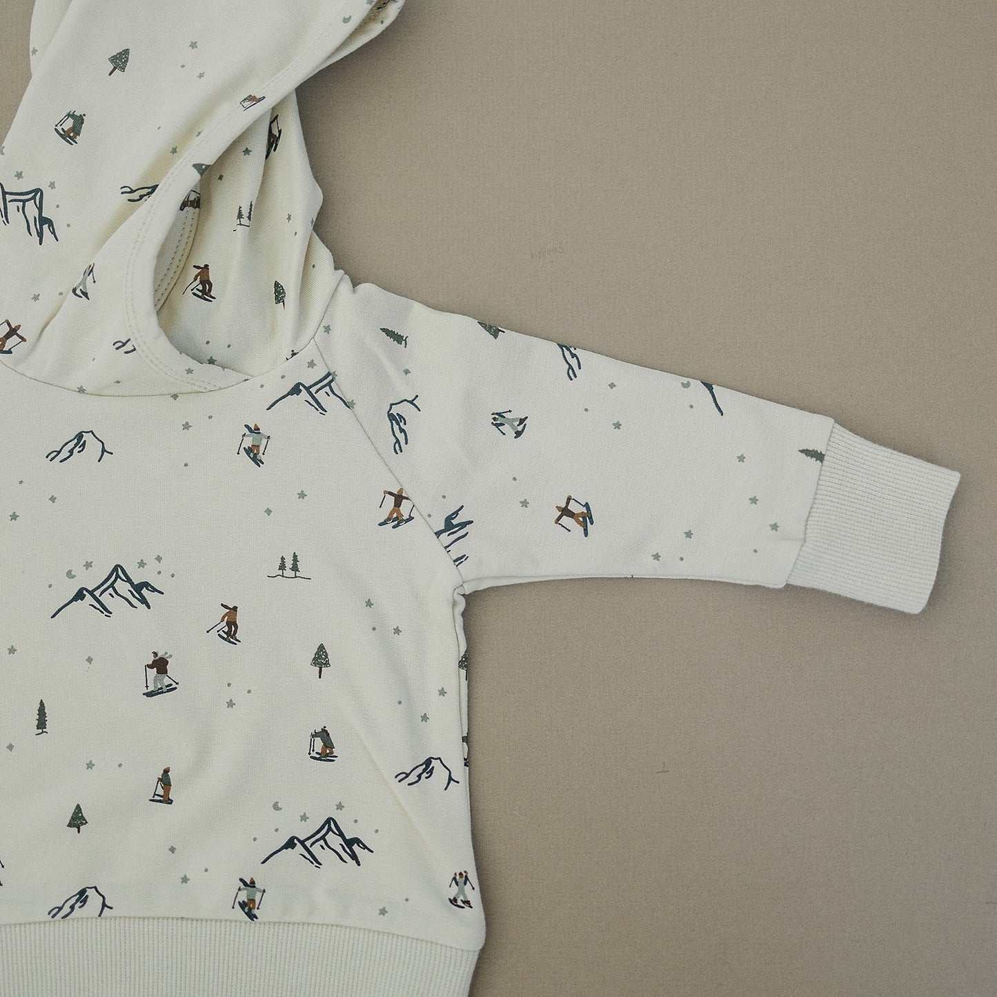 Ski Print French Terry Hoodie Set