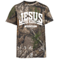 Camo Jesus is King Tee