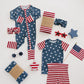 Stars + Stripes Bamboo Cozy Short Set