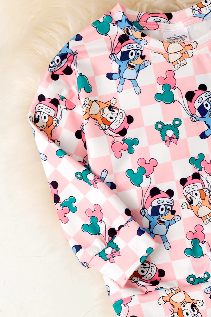 Blue Christmas Short Set