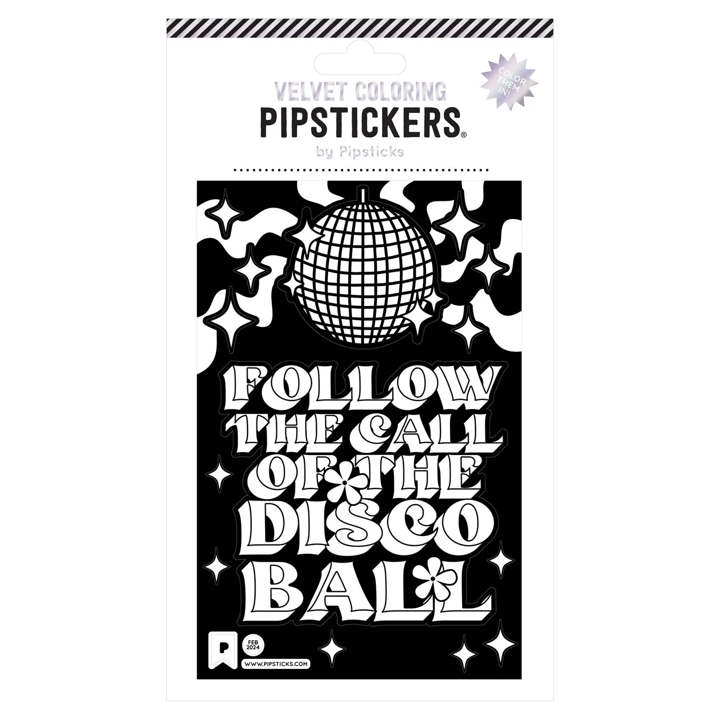 Velvet Coloring Disco Days Stickers