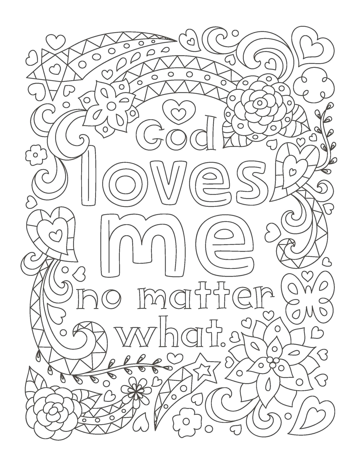 The Power of A Praying Girl Coloring Book