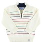 Autumn Rainbow Quarter Zip Sweater
