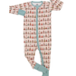 Retro Groovy Christmas Zippy Bamboo Pajamas