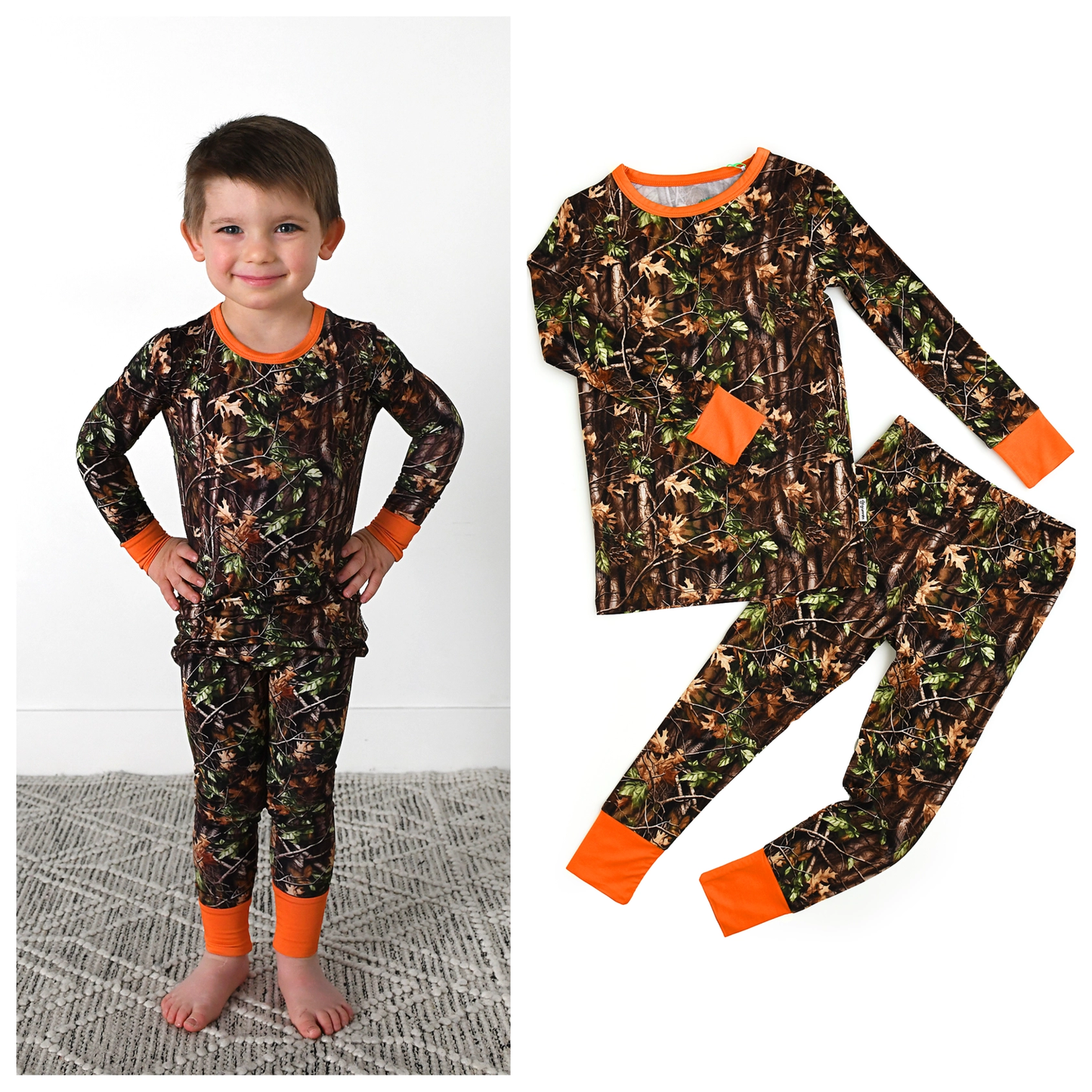 Hunter Camo Two Piece - No Button