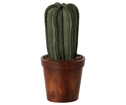 Flower pot with cactus, Miniature