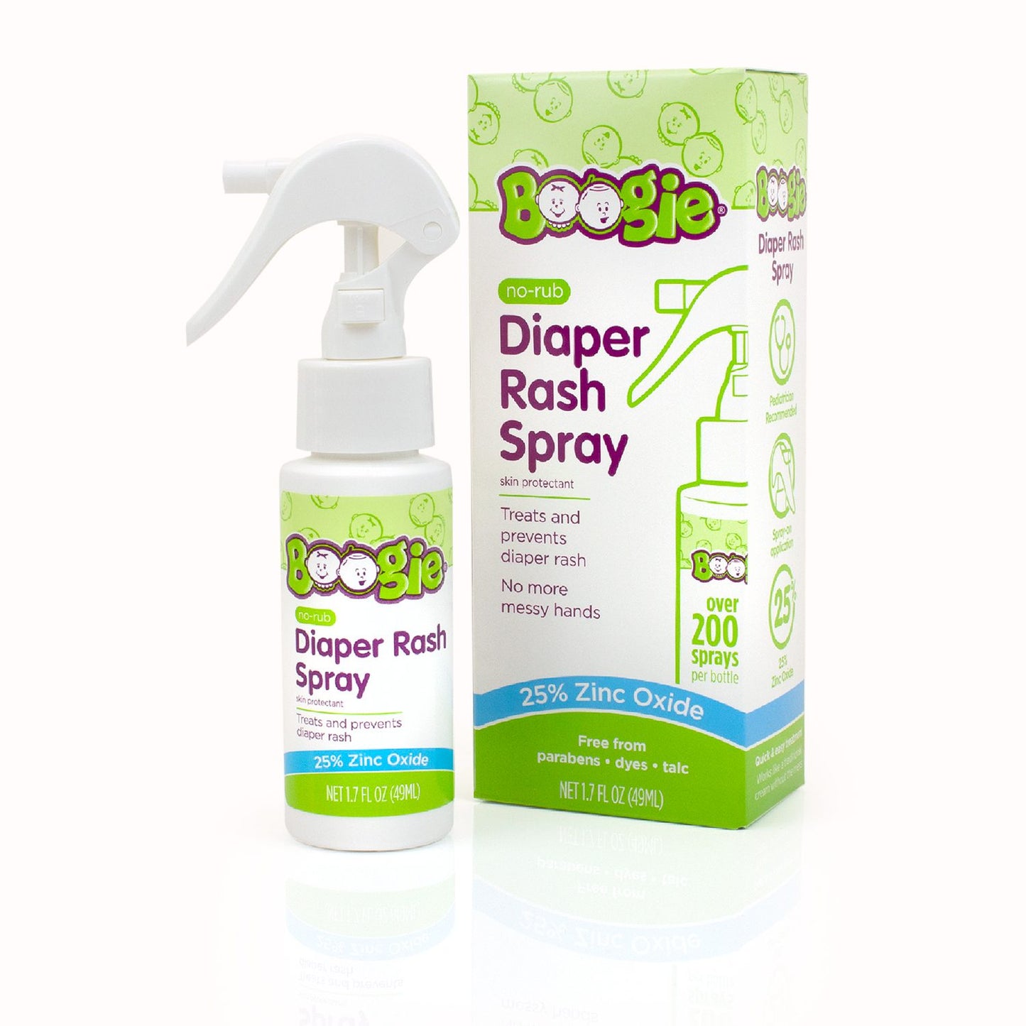 Boogie® No-Rub Diaper Rash Spray