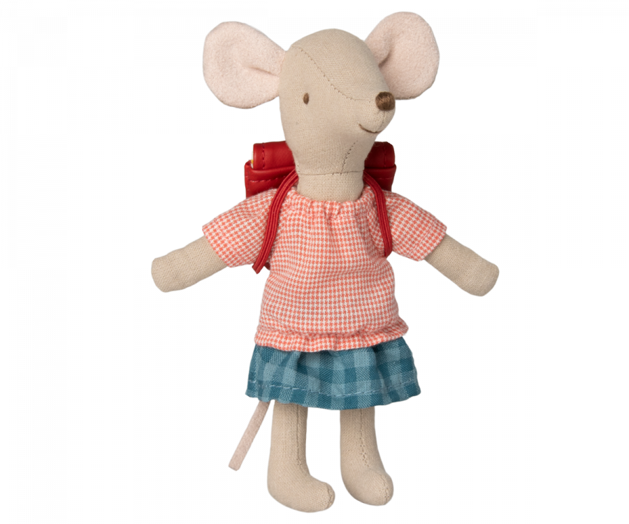 Tricycle mouse, Big sister with bag - Red
