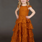 Toddler Lyra Dress in Marigold